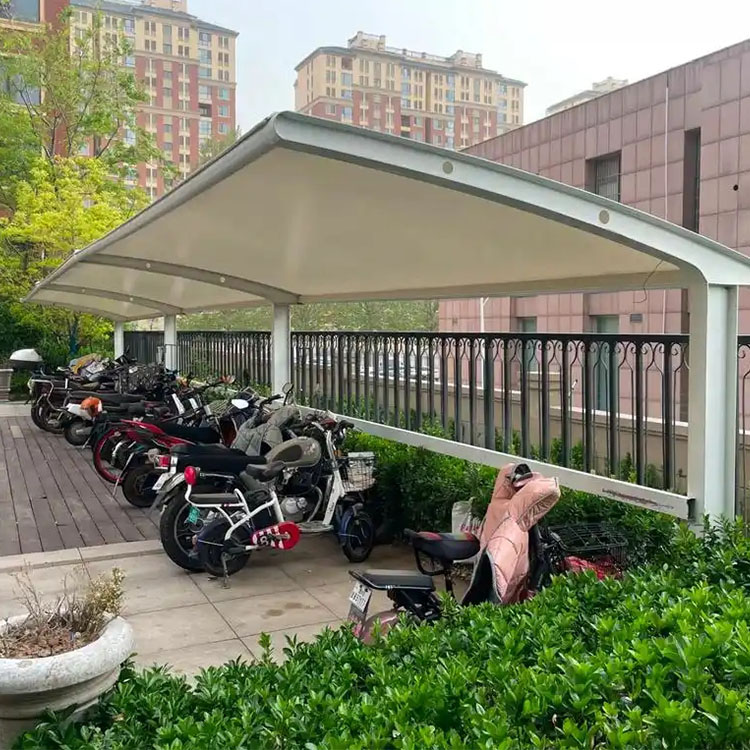 封丘县膜结构电动车棚